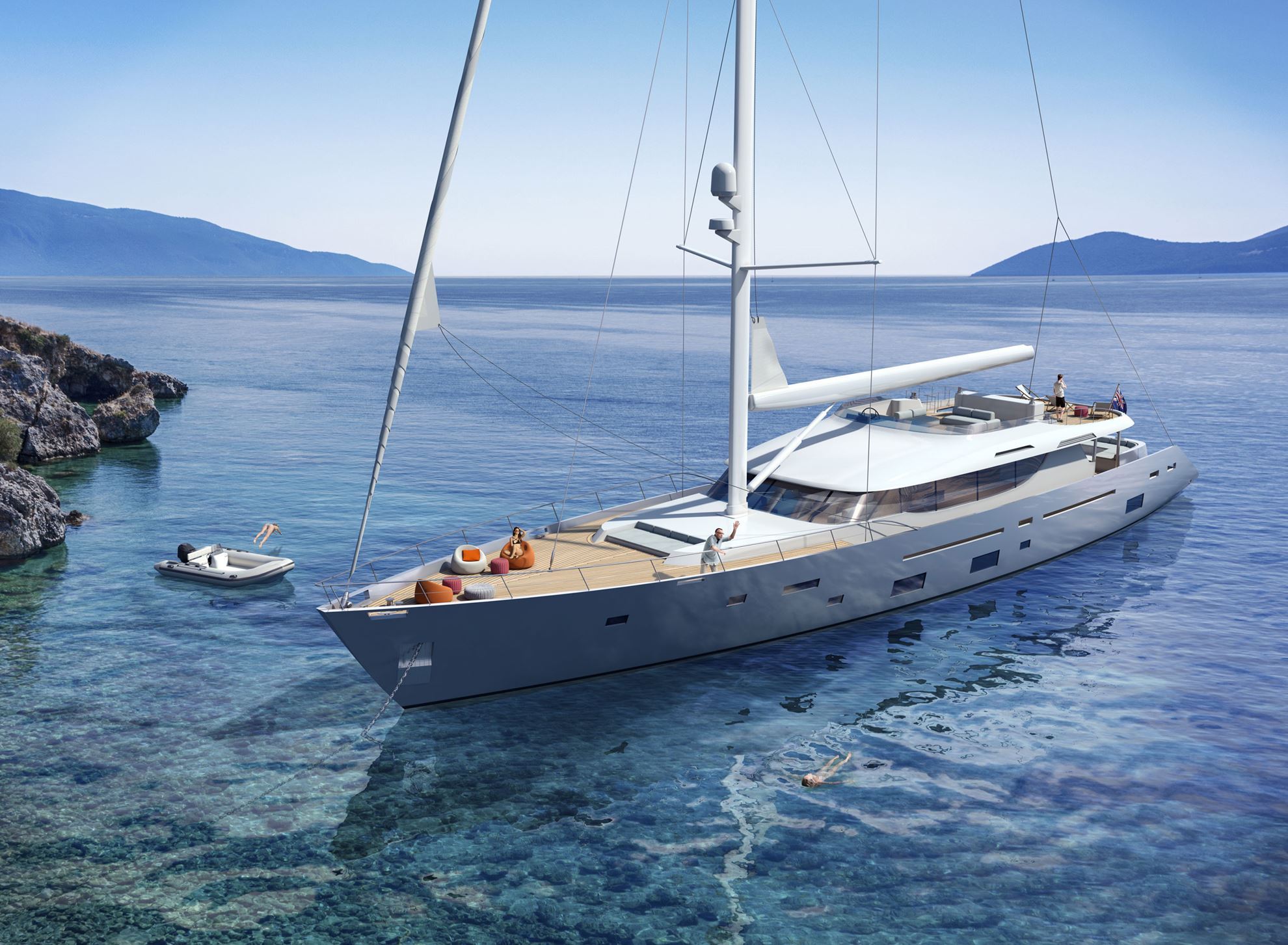 Yacht L'AQUILA II, Mengi Yay CHARTERWORLD Luxury Superyacht Charters